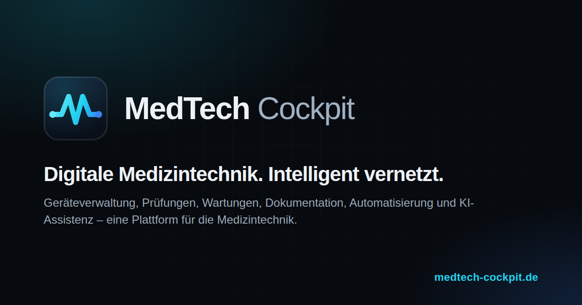 MedTech Cockpit Social-Media-Vorschaubild